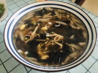 酸辣肉丝汤的做法步骤：10