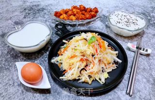 蜇皮粉丝木耳拌白菜#清肠食谱#的做法步骤：14
