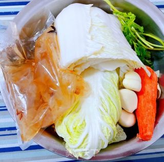 蜇皮粉丝木耳拌白菜#清肠食谱#的做法步骤：1