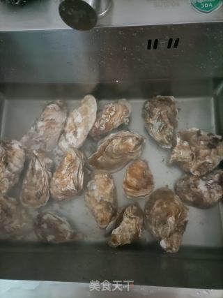 清蒸生蚝的做法步骤：2