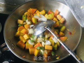 南瓜汤面片的做法步骤：5
