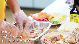 时蔬酿鸡翅的做法步骤：4