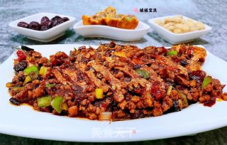 #酸甜美食#肉沫干烧偏口鱼的做法步骤：16