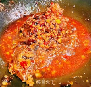 #酸甜美食#肉沫干烧偏口鱼的做法步骤：10