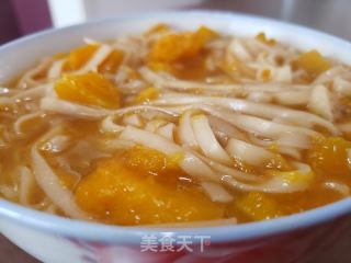 南瓜汤面条的做法步骤：9