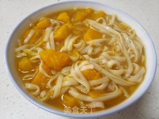 南瓜汤面条的做法步骤：8