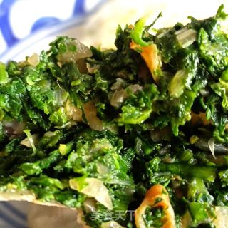 荠菜哈饼的做法步骤：16