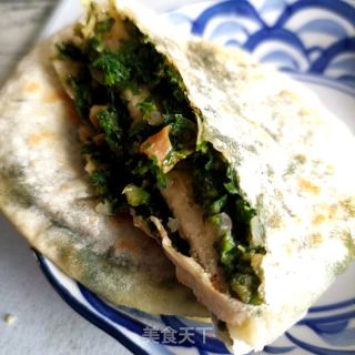 荠菜哈饼的做法步骤：15