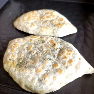 荠菜哈饼的做法步骤：13