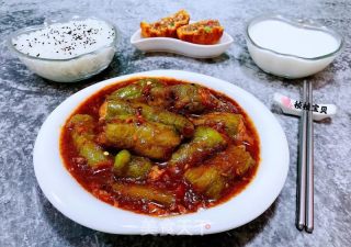 尖椒酿肉的做法步骤：16