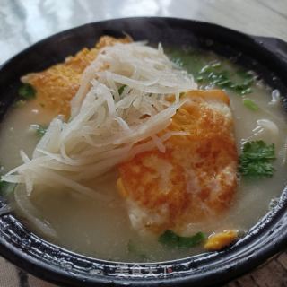 煎蛋白萝卜汤的做法步骤：16