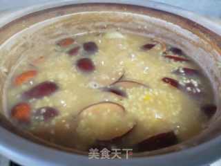金缨红薯长寿粥的做法步骤：9
