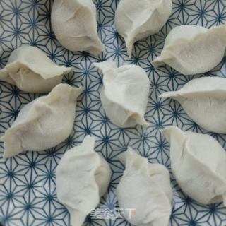荠菜海肠水饺的做法步骤：22