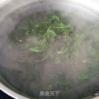 荠菜海肠水饺的做法步骤：4