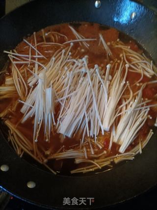 番茄酸汤肥牛的做法步骤：13