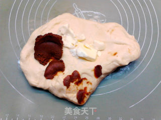 和风味噌京葱吐司的做法步骤：4