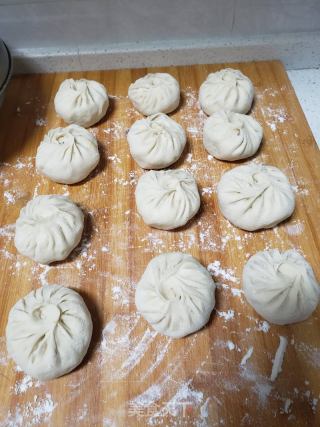 白萝卜豆腐粉条包子的做法步骤：14