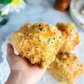 香葱肉松面包卷的做法步骤：14