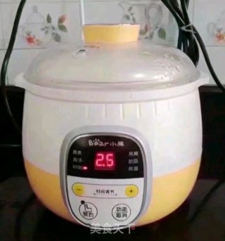 牛油果小米糕 (宝宝辅食）的做法步骤：3