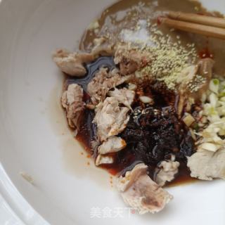 鸡肉流汁宽粉的做法步骤：10
