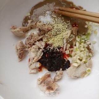 鸡肉流汁宽粉的做法步骤：9