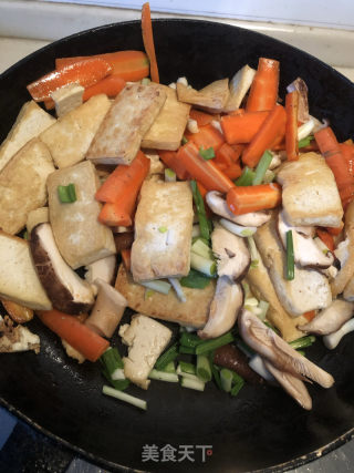 香煎老豆腐的做法步骤：3