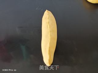 南瓜豆沙面包（一次发酵）的做法步骤：6