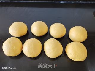 南瓜豆沙面包（一次发酵）的做法步骤：3