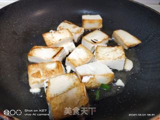 豆腐炒白菜的做法步骤：2