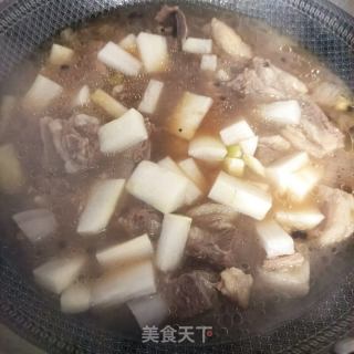 羊排炖白萝卜的做法步骤：14