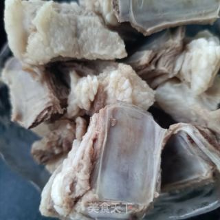 羊排炖白萝卜的做法步骤：4