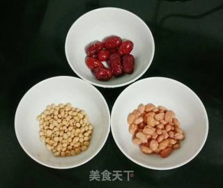 花生红枣豆浆的做法步骤：1