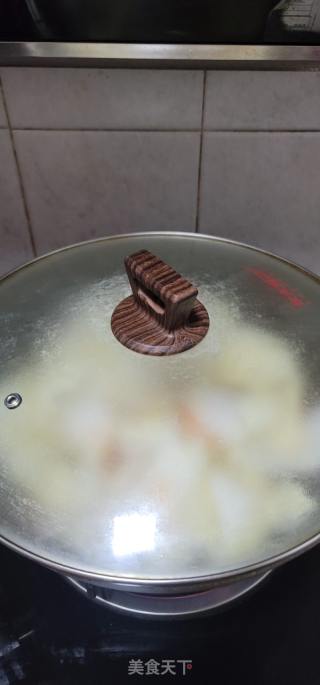 香菇鸡蛋白菜汤的做法步骤：8