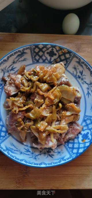 榨菜蒸排骨的做法步骤：8