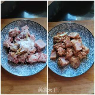 榨菜蒸排骨的做法步骤：3