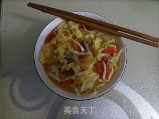 西红柿鸡蛋面的做法步骤：10