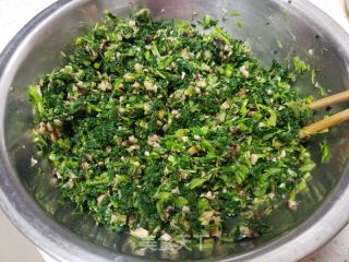 青菜香菇包子的做法步骤：4