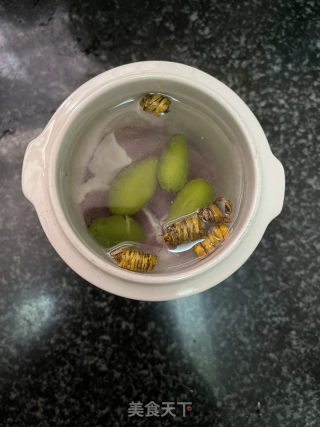 橄榄霍斛炖瘦肉的做法步骤：6