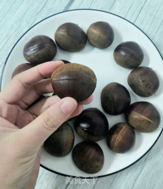 烤栗子的做法步骤：2