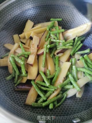 茄子豆角的做法步骤：6