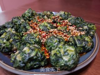 菠菜团子的做法步骤：12