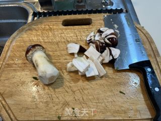 蔬菜松茸烩饭的做法步骤：4