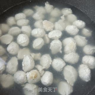 清汆莲藕鸡肉丸的做法步骤：14