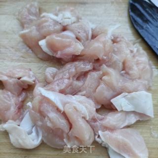 清汆莲藕鸡肉丸的做法步骤：3