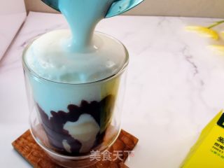 自制巧克力拿铁咖啡的做法步骤：6