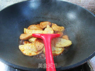 蛋饺烧鲜素鸡的做法步骤：10