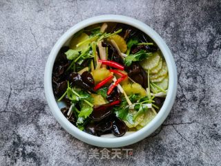 莴笋拌木耳的做法步骤：8