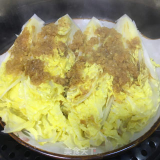 蒜蓉粉丝蒸娃娃菜的做法步骤：5
