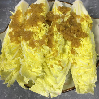 蒜蓉粉丝蒸娃娃菜的做法步骤：3