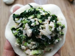 青菜豆腐馅饼的做法步骤：10